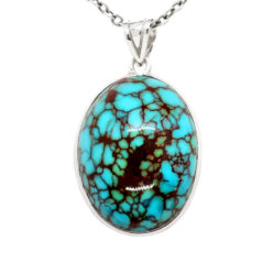 قلادة فيروز سيناوي طبيعي معرق Turquoise