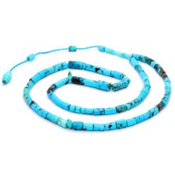 سبحة فيروز سيناوي طبيعي معرق Turquoise نوادر